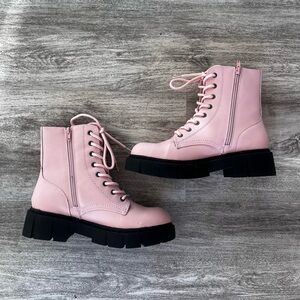 Pink boots